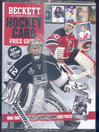 New Current Beckett Hockey Card 2013 Annual Price Guide #22nd Edition Hockey Guide Book 