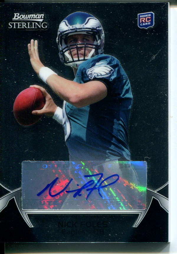 2012 Bowman Sterling #AU57 Nick Foles AU