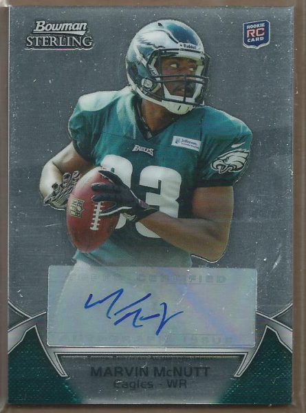 2012 Bowman Sterling #AU84 Marvin McNutt AU