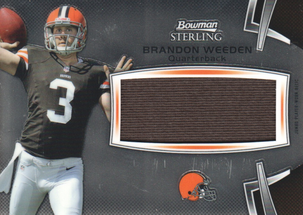 2012 Bowman Sterling #BSJRRBW Brandon Weeden JSY