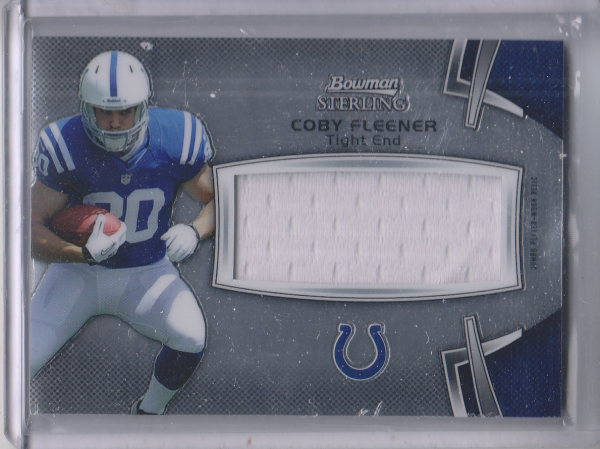 2012 Bowman Sterling #BSJRRCF Coby Fleener JSY