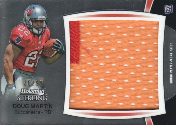 2012 Bowman Sterling Relics Jumbo #BSJRPDM Doug Martin