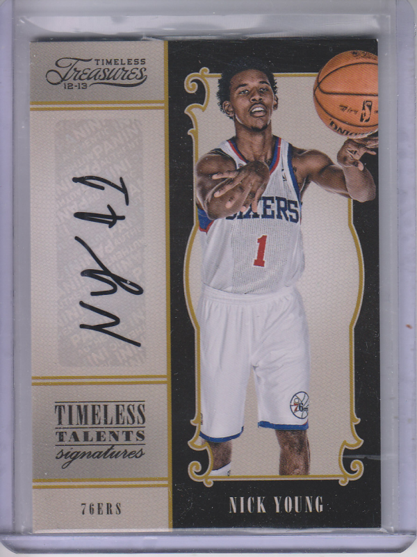 2012-13 Timeless Treasures Timeless Talents Signatures #13 Nick Young/199