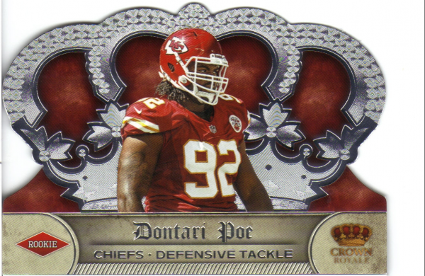 2012 Crown Royale #182 Dontari Poe RC
