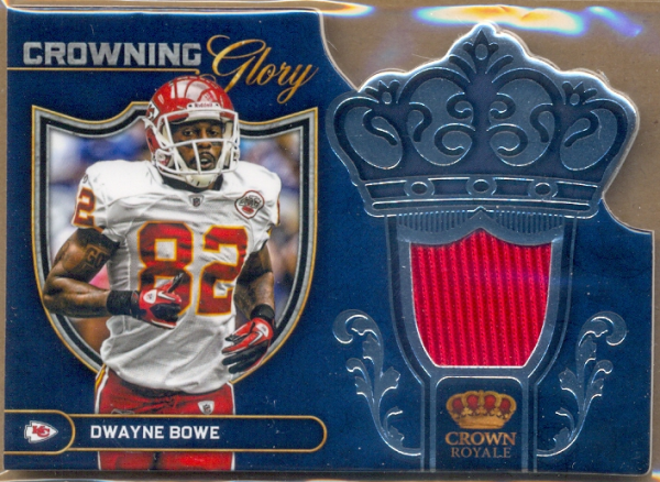 2012 Crown Royale Crowning Glory Materials #5 Dwayne Bowe/99