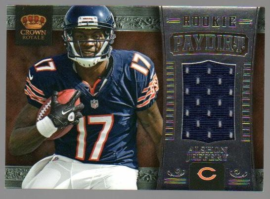 2012 Crown Royale Rookie Paydirt Materials #2 Alshon Jeffery