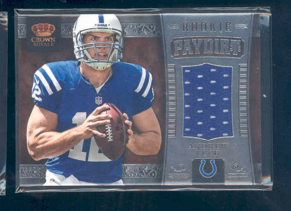 2012 Crown Royale Rookie Paydirt Materials #3 Andrew Luck