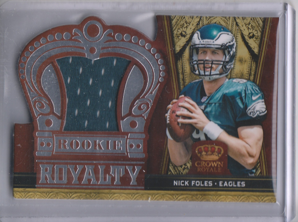 2012 Crown Royale Rookie Paydirt Materials #24 Nick Foles