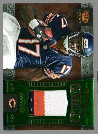 2012 Crown Royale Rookie Paydirt Materials Green Prime #2 Alshon Jeffery