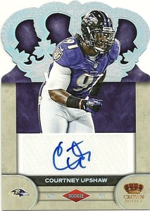 2012 Crown Royale Rookie Signatures Silver Holofoil #20 Courtney Upshaw/149