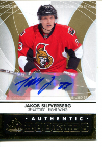 2012-13 SP Game Used Gold Autographs #137 Jakob Silfverberg front image
