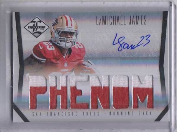 2012 Limited #219 LaMichael James JSY AU/199 RC