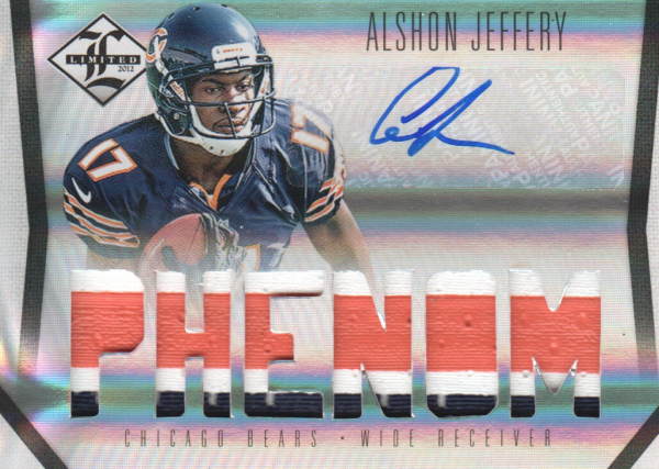 2012 Limited #235 Alshon Jeffery JSY AU/299 RC