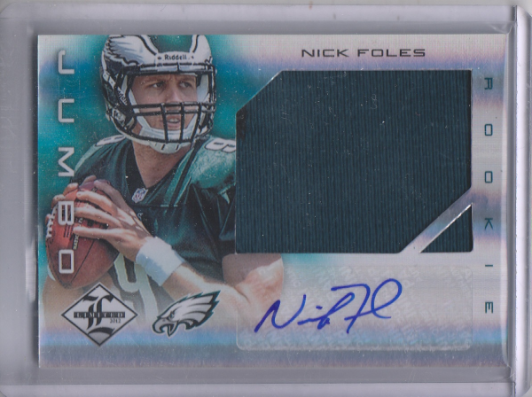 2012 Limited Rookie Jumbo Jerseys Autographs #18 Nick Foles/49