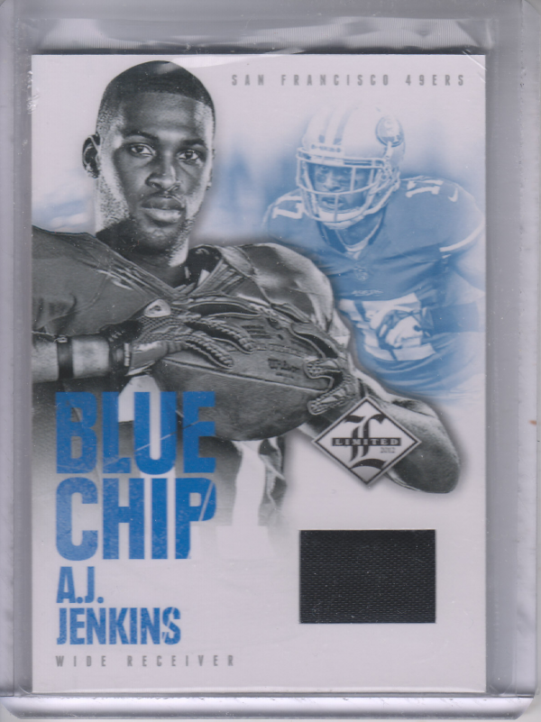 2012 Limited Blue Chip Shoes #10 A.J. Jenkins