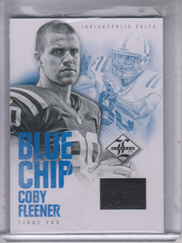 2012 Limited Blue Chip Shoes #21 Coby Fleener