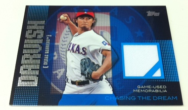 2013 Topps Chasing The Dream Relics #YD Yu Darvish