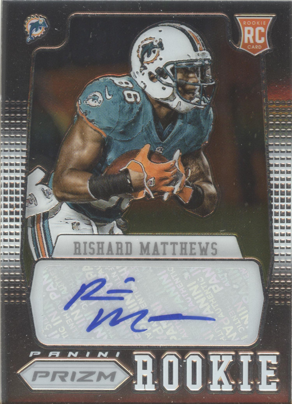2012 Panini Prizm Autographs #255 Rishard Matthews/499