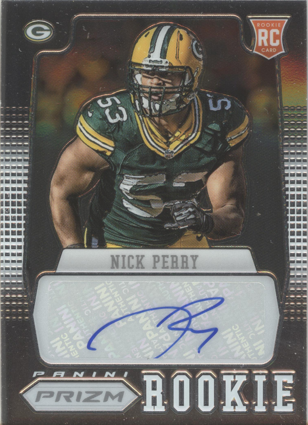 2012 Panini Prizm Autographs #287 Nick Perry/499