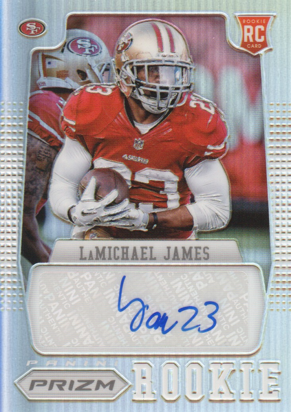 2012 Panini Prizm Autographs Prizms #220 LaMichael James/99