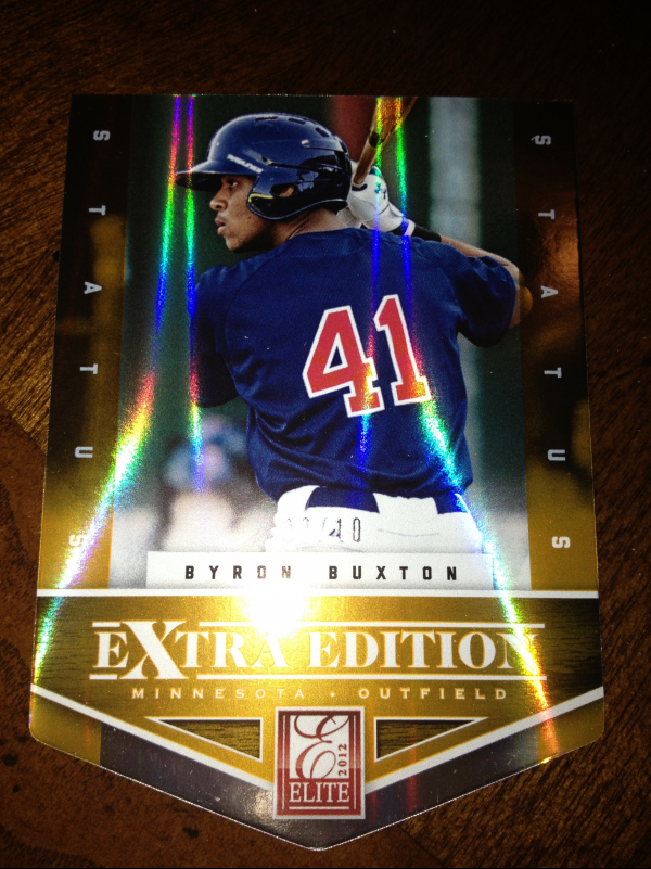 2012 Elite Extra Edition Status Orange #102 Byron Buxton