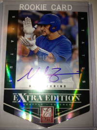 2012 Elite Extra Edition Signature Status Emerald #103 Mike Zunino