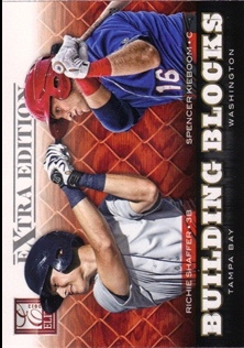 2012 Elite Extra Edition Building Blocks Dual #16 Richie Shaffer/Spencer Kieboom