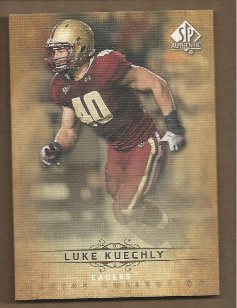 2012 SP Authentic Canvas Rookie SP #CR9 Luke Kuechly