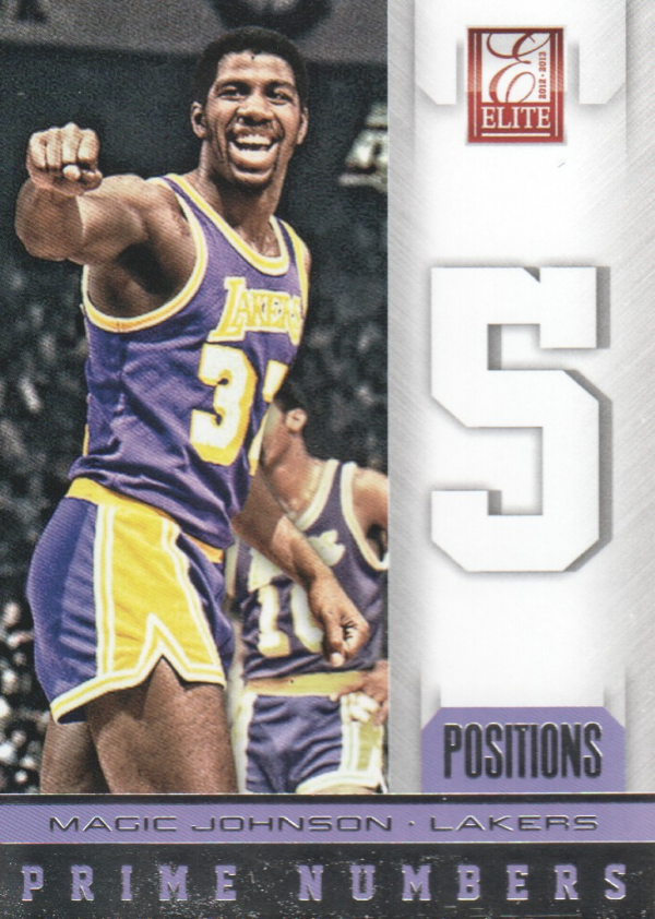 2012-13 Elite Prime Numbers #19 Magic Johnson