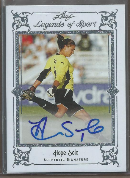 2012 Leaf Legends of Sport Silver #BAHS1 Hope Solo