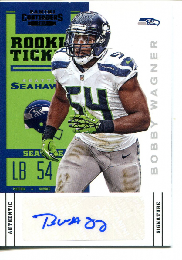 2012 Panini Contenders #107A Bobby Wagner AU/290* RC