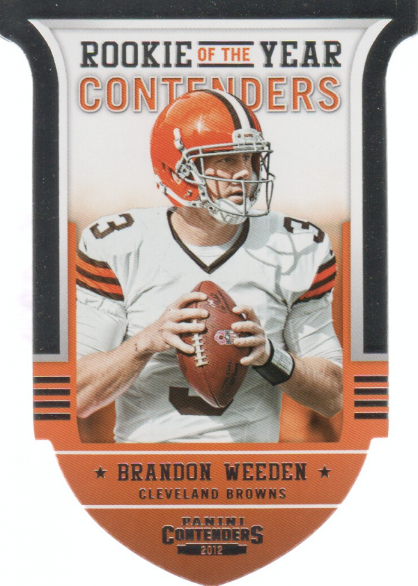 2012 Panini Contenders ROY Contenders #2 Brandon Weeden
