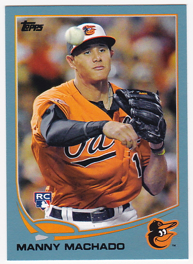 2013 Topps Wal Mart Blue Border #270 Manny Machado
