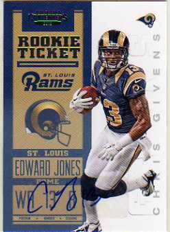 2012 Panini Contenders #227B Chris Givens AU SP/200*/(cutting left)