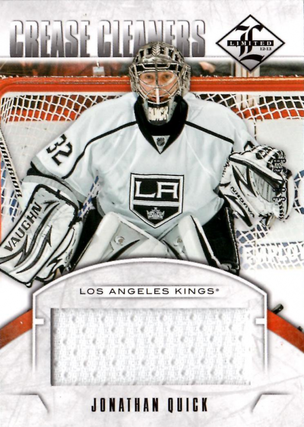 2012-13 Limited Crease Cleaners Materials #8 Jonathan Quick/99
