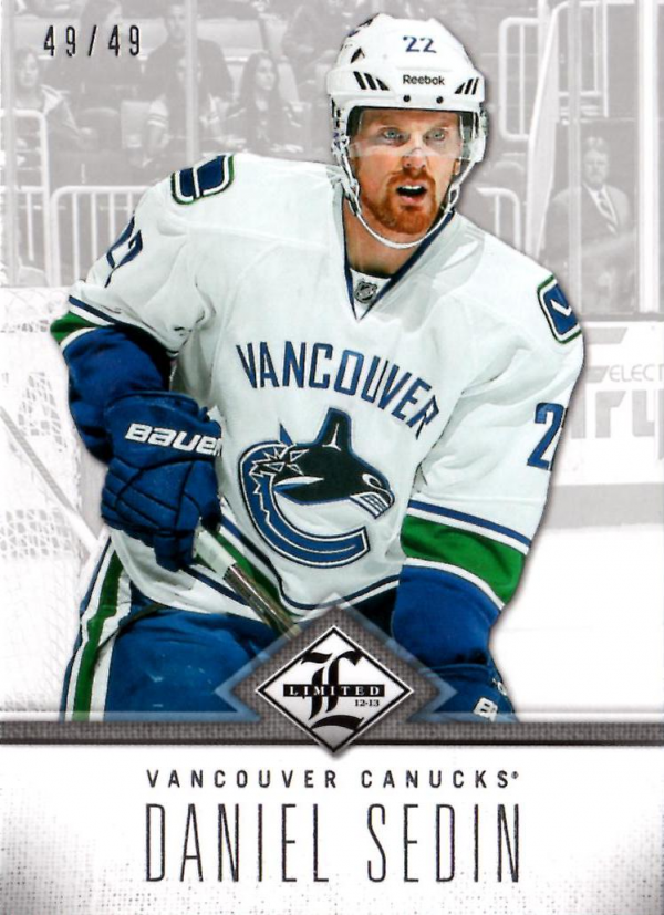 2012-13 Limited Silver #28 Daniel Sedin