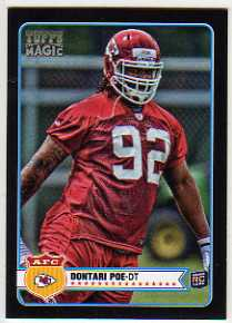 2012 Topps Magic Mini Black Border #211 Dontari Poe