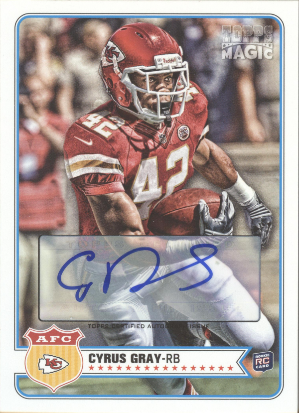 2012 Topps Magic Autographs #57 Cyrus Gray