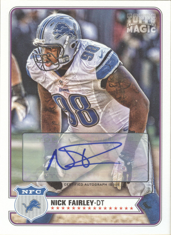 2012 Topps Magic Autographs #159 Nick Fairley