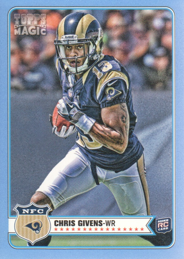 2012 Topps Magic Mini Blue Border #183 Chris Givens