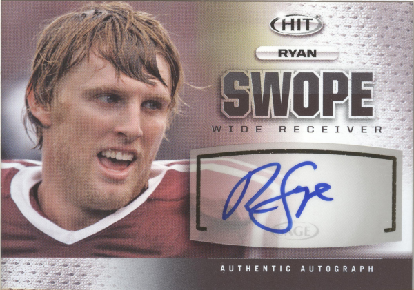2013 SAGE HIT Autographs #A25 Ryan Swope