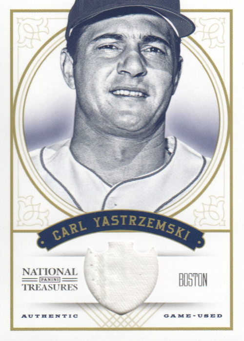 2012 Panini National Treasures #73 Carl Yastrzemski/25