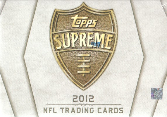 2012 Topps Supreme Football Hobby Box