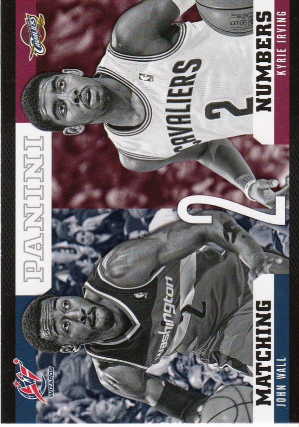 2012-13 Panini Matching Numbers #25 John Wall/Kyrie Irving