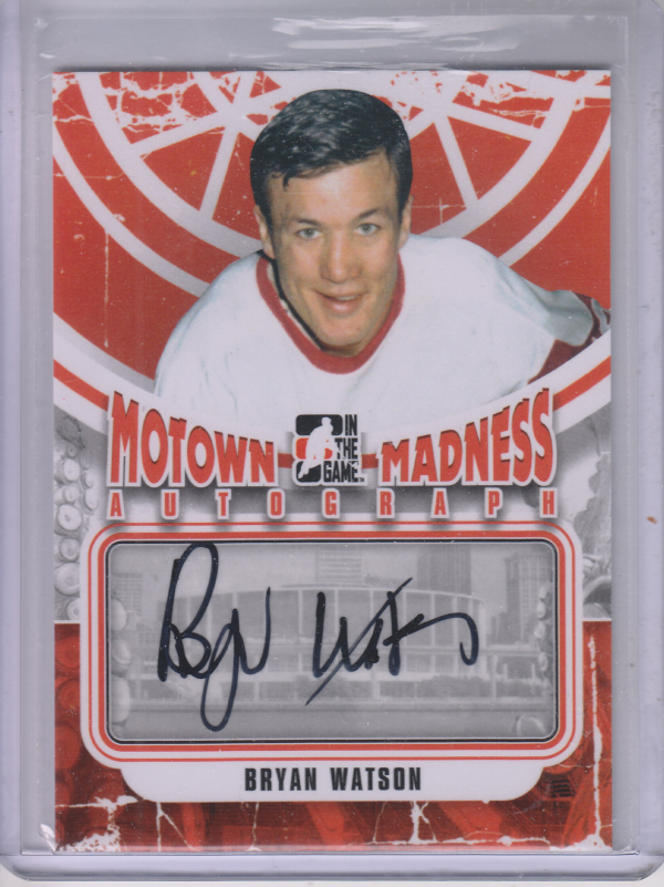 2012-13 ITG Motown Madness Autographs #ABW Bryan Watson
