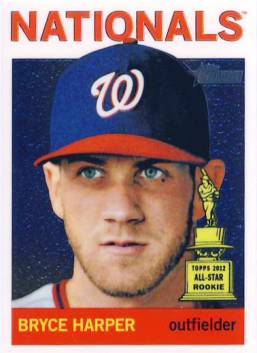 2013 Topps Heritage Chrome #HC50 Bryce Harper