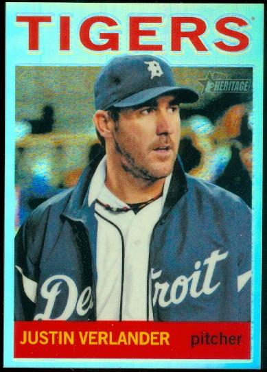 2013 Topps Heritage Chrome Refractors #HC30 Justin Verlander