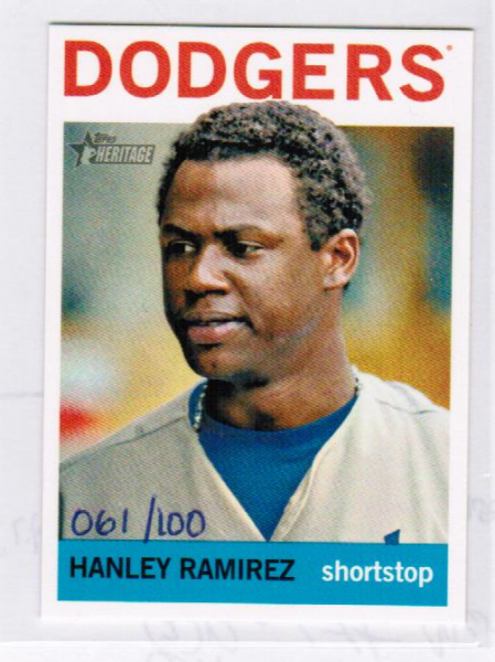 2013 Topps Heritage Mini #442 Hanley Ramirez