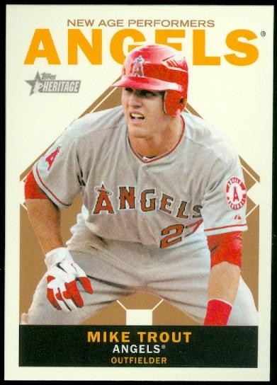 2013 Topps Heritage New Age Performers #MT Mike Trout
