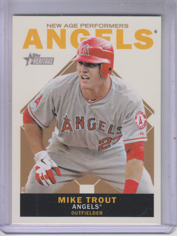 2013 Topps Heritage New Age Performers #MT Mike Trout
